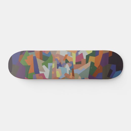 Cubisme esthetisch persoonlijk skateboard (Horizontaal)