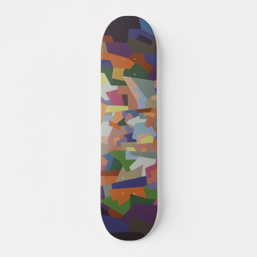 Cubisme esthetisch persoonlijk skateboard (Voorkant)