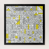 Cubisme Maze Jigzaag Puzzle Legpuzzel (Verticaal)