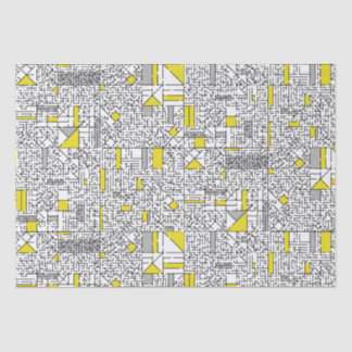 Cubisme Maze Tissuepapier