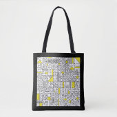 Cubisme Maze Tote Bag (Voorkant)
