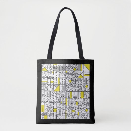 Cubisme Maze Tote Bag (Voorkant)