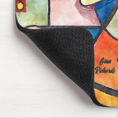 Cubisme ontwerp muismat (Hoek)