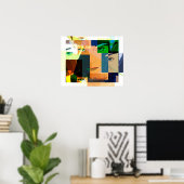 Cubisme Poster (Thuiskantoor)