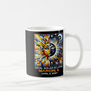Cubisme Totale Zonsverduistering Marion Illinois Koffiemok