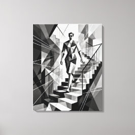 Cubismo Canvas Afdruk