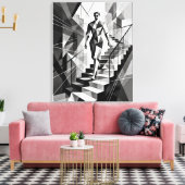 Cubismo Canvas Afdruk (Insitu (Woonkamer))