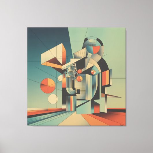 Cubismo Canvas Afdruk (Voorkant)