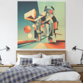 Cubismo Canvas Afdruk (Insitu (Slaapkamer))