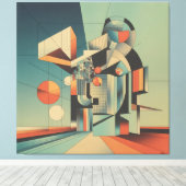 Cubismo Canvas Afdruk (Insitu (Houten vloer))