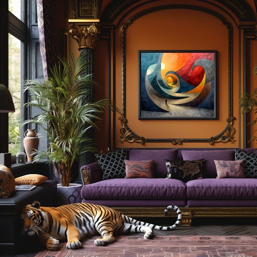 Cubismo: Mar de Hormigón Perfect Poster