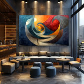 Cubismo: Mar de Hormigón Perfect Poster