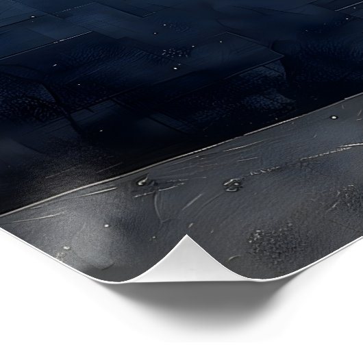 Cubismo: Mar de Hormigón Perfect Poster (Hoek)