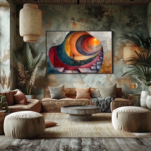 Cubismo: Pasaje Infinito Perfect Poster