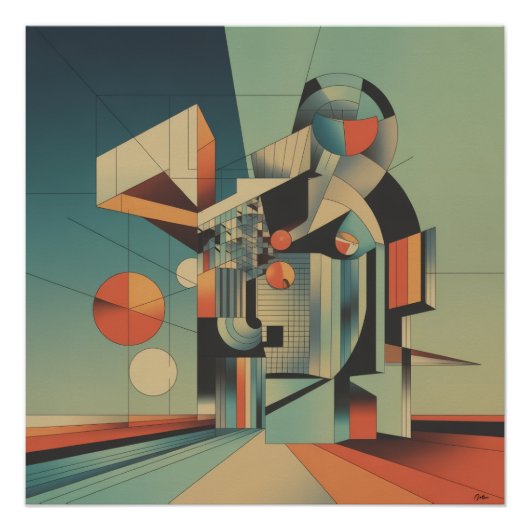 Cubismo Perfect Poster (Voorkant)