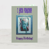 Cubist Art Deco Belly Dancer Kaart (Voorkant)