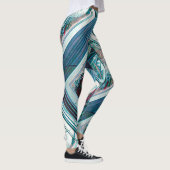Cubist Art Deco Belly Dancer Leggings (Rechts)