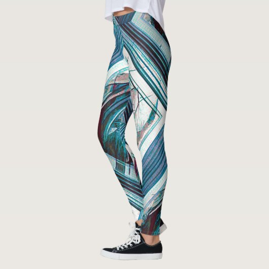 Cubist Art Deco Belly Dancer Leggings (Links)