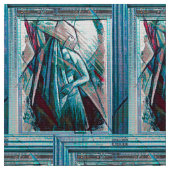 Cubist Art Deco Belly Dancer Stof (Close Up)