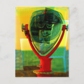 Cubist Binocular Briefkaart (Voorkant)