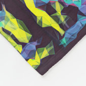 Cubist Butterflies en Flowers Fleece Blanket Deken (Hoek)