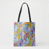 Cubist Cats - The Mininos Tote Bag (Voorkant)
