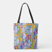 Cubist Cats - The Mininos Tote Bag (Achterkant)