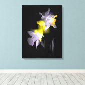 Cubist Daffodils Canvas Afdruk (Insitu (Houten vloer))