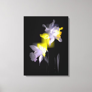 Cubist Daffodils Canvas Afdruk