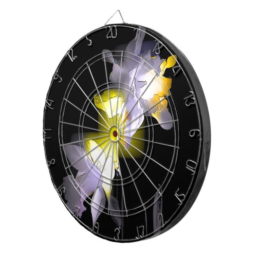 Cubist Daffodils Dartbord (Voorkant Rechts)