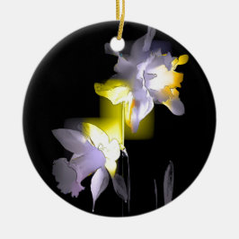 Cubist Daffodils Keramisch Ornament