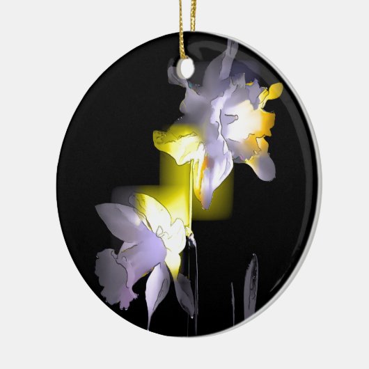 Cubist Daffodils Keramisch Ornament (Links)