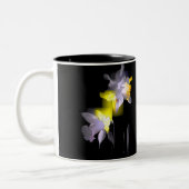 Cubist Daffodils Tweekleurige Koffiemok (Links)