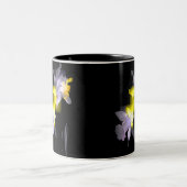 Cubist Daffodils Tweekleurige Koffiemok (Center)