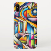 Cubist Dreams Picasso-Inspired iPhone Hoesje (Achterkant)
