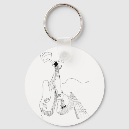 Cubist Guitars Sleutelhanger (Voorkant)