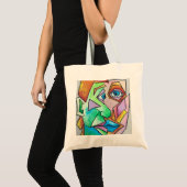 Cubist Head Tote Bag (Voorkant (product))