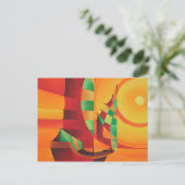 Cubist Junks op het Rode Zee Briefkaart (Staand voorkant)