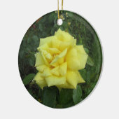 Cubist Rose Keramisch Ornament (Links)