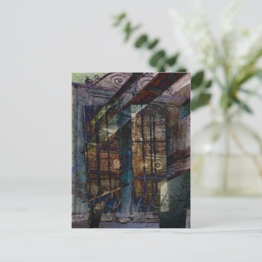 Cubist Shutters, Deuren & Vensters Briefkaart (Staand voorkant)