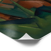 Cubist Style Reindeer Poster (Hoek)