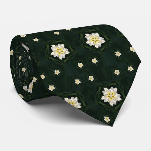 Cubistic daffodil stropdas (Opgerold)