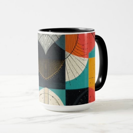 Cubistic Fish 444 mg Mok (Voorkant rechts)