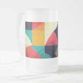 Cubistic Fish 473 mg Matglas Bierpul (Voorkant links)