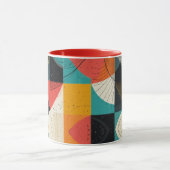 Cubistic Fish Two-Tone Coffee Mok (Midden)