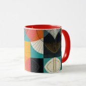 Cubistic Fish Two-Tone Coffee Mok (Voorkant rechts)