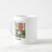 Cubistische Castro NeoCubisme Grappig Koffiemok (Voorkant links)