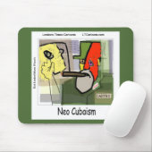 Cubistische Castro NeoCubisme Grappig Muismat (Met muis)