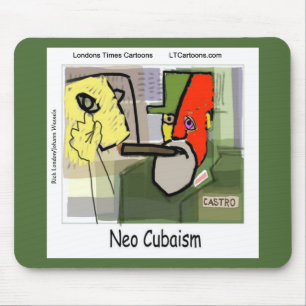 Cubistische Castro NeoCubisme Grappig Muismat
