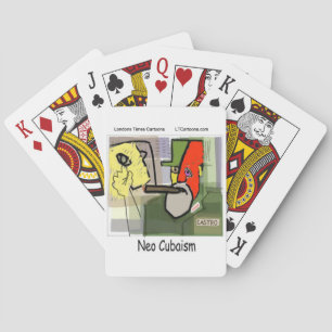 Cubistische Castro NeoCubisme Grappig Speelkaarten